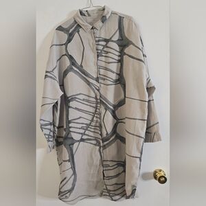 Grizas 100% linen shirt dress